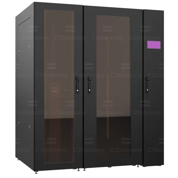 Модульный МикроЦОД с внутрирядным кондиционером C3.MD.MP26308 от российского производителя C3 Solutions